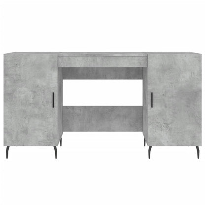 Schreibtisch Betongrau 140x50x75 cm Holzwerkstoff - Pazzar.ch