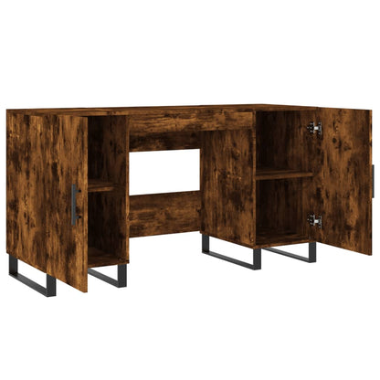 Schreibtisch Räuchereiche 140x50x75 cm Holzwerkstoff - Pazzar.ch