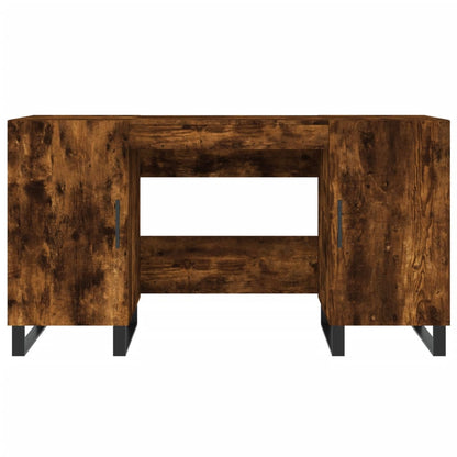 Schreibtisch Räuchereiche 140x50x75 cm Holzwerkstoff - Pazzar.ch