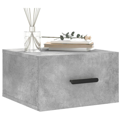 Wand-Nachttische 2 Stk. Betongrau 35x35x20 cm - Pazzar.ch
