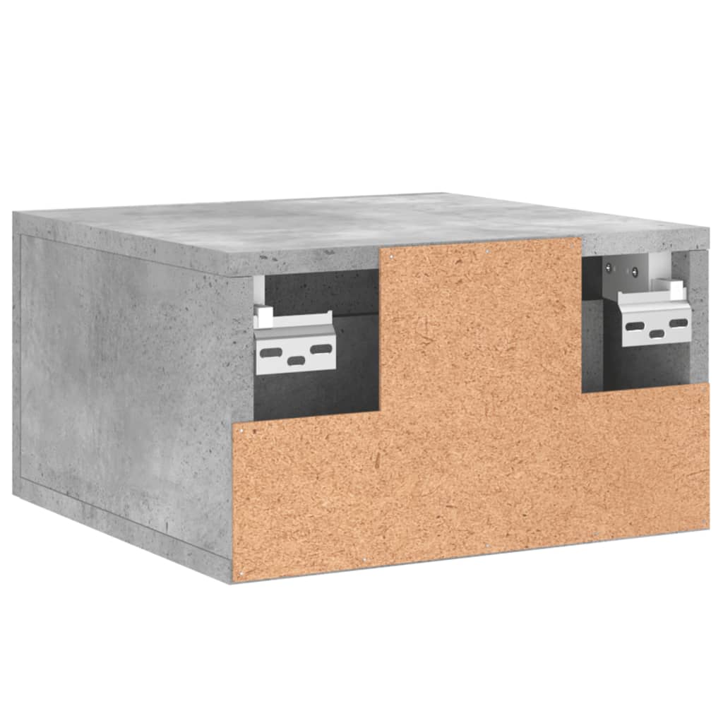 Wand-Nachttisch Betongrau 35x35x20 cm - Pazzar.ch