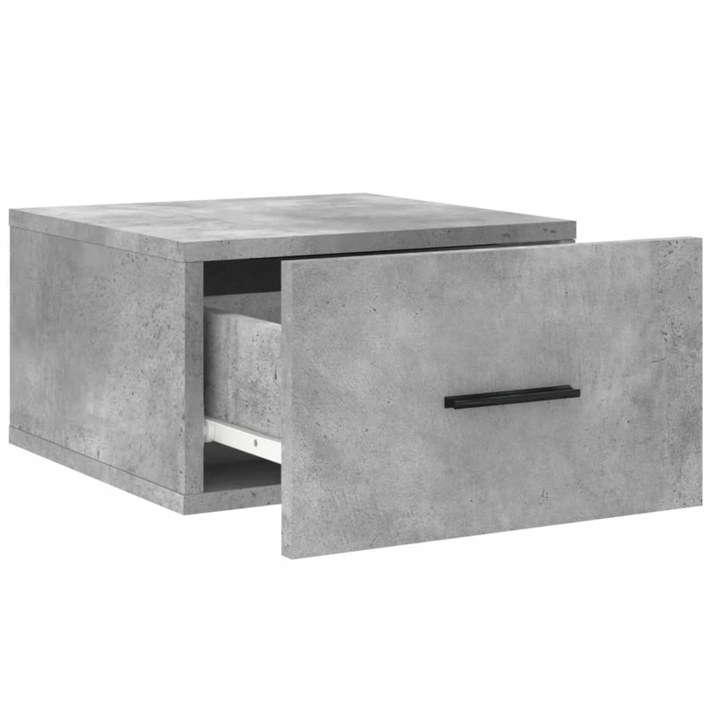 Wand-Nachttische 2 Stk. Betongrau 35x35x20 cm - Pazzar.ch