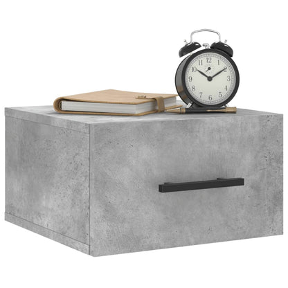 Wand-Nachttische 2 Stk. Betongrau 35x35x20 cm - Pazzar.ch