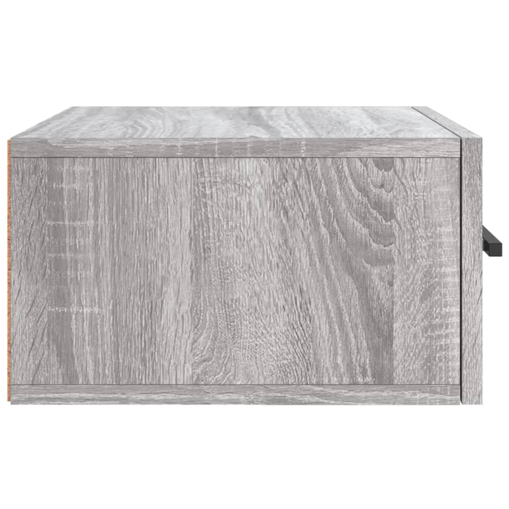 Wand-Nachttische 2 Stk. Grau Sonoma 35x35x20 cm - Pazzar.ch