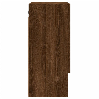 Wandschrank Braun Eichen-Optik 60x31x70 cm Holzwerkstoff - Pazzar.ch