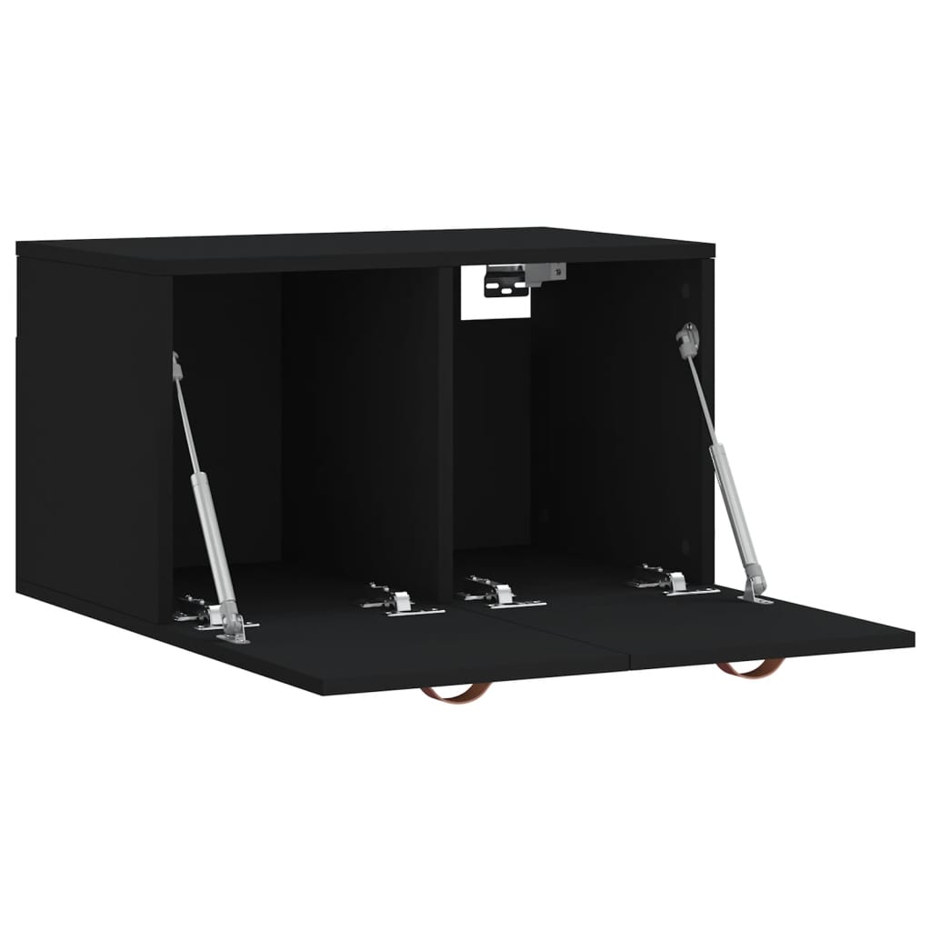 Wandschrank Schwarz 60x36,5x35 cm Holzwerkstoff - Pazzar.ch