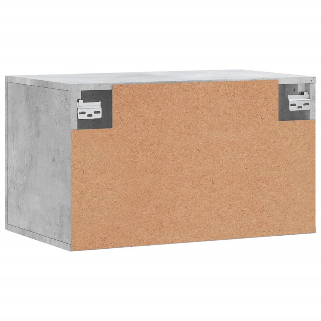 Wandschrank Betongrau 60x36,5x35 cm Holzwerkstoff - Pazzar.ch