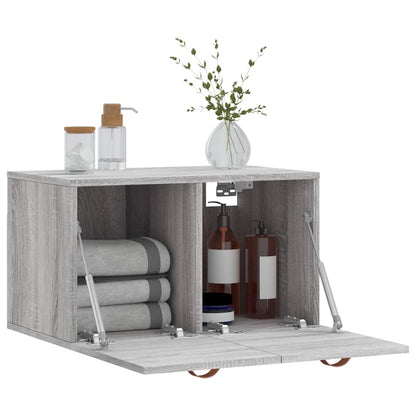 Wandschrank Grau Sonoma 60x36,5x35 cm Holzwerkstoff - Pazzar.ch