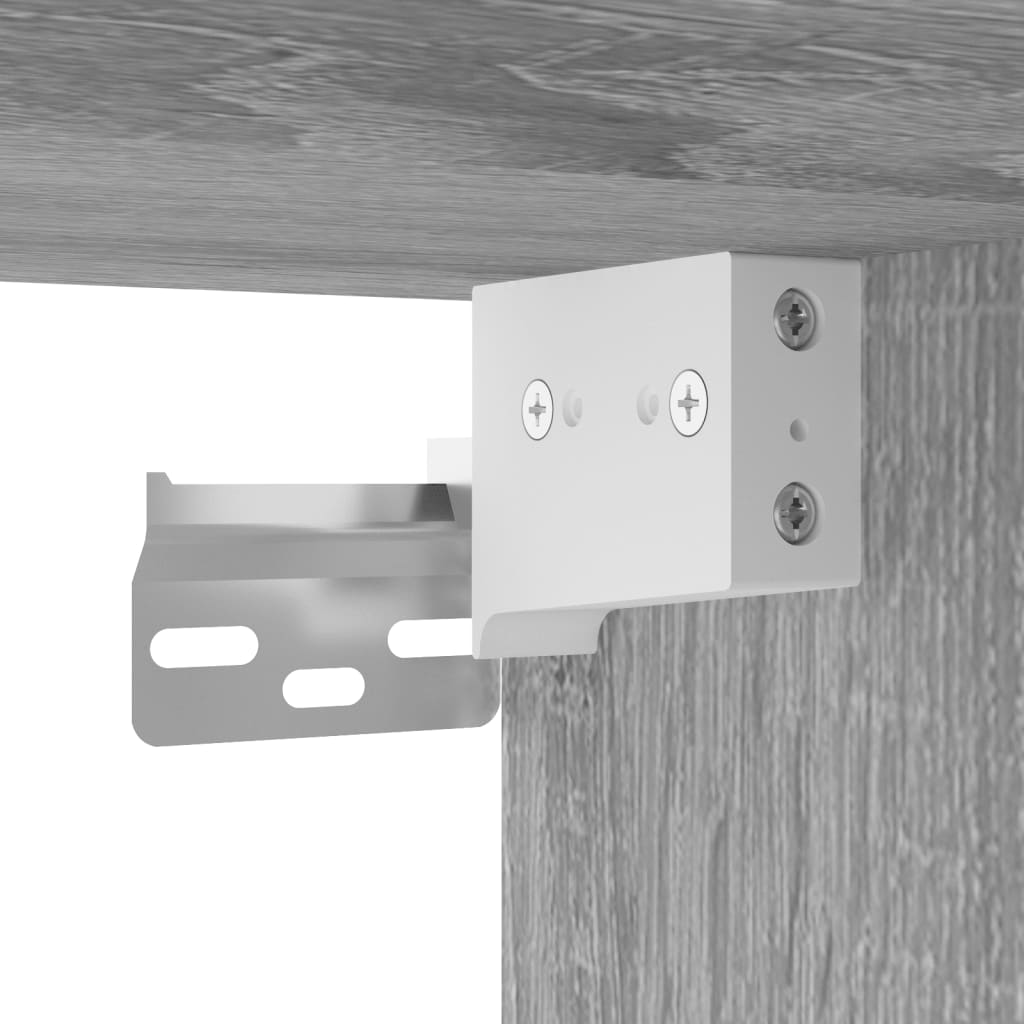 Wandschrank Grau Sonoma 60x36,5x35 cm Holzwerkstoff - Pazzar.ch