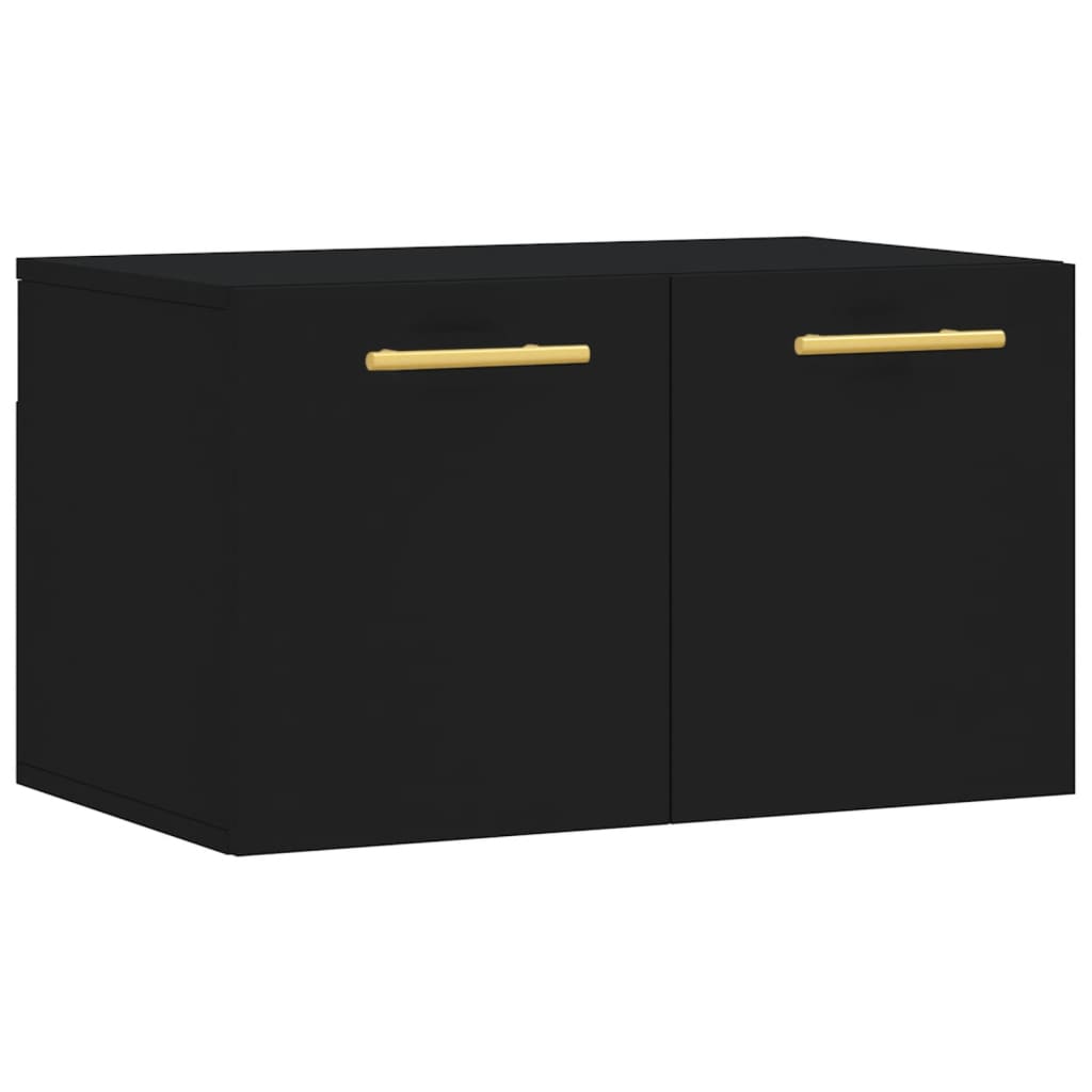 Wandschrank Schwarz 60x36,5x35 cm Holzwerkstoff - Pazzar.ch