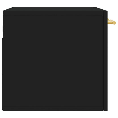 Wandschrank Schwarz 60x36,5x35 cm Holzwerkstoff - Pazzar.ch