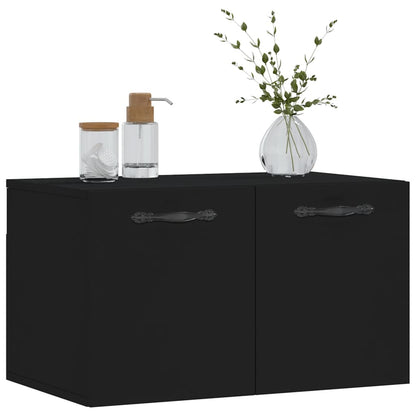 Wandschrank Schwarz 60x36,5x35 cm Holzwerkstoff - Pazzar.ch