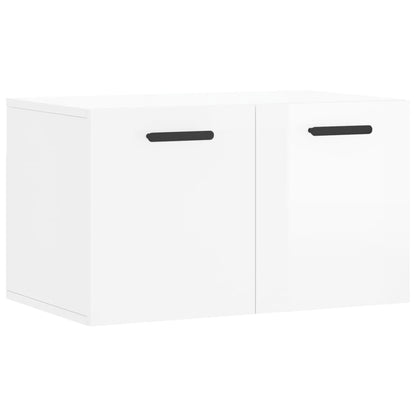 Wandschrank Hochglanz-Weiß 60x36,5x35 cm Holzwerkstoff - Pazzar.ch