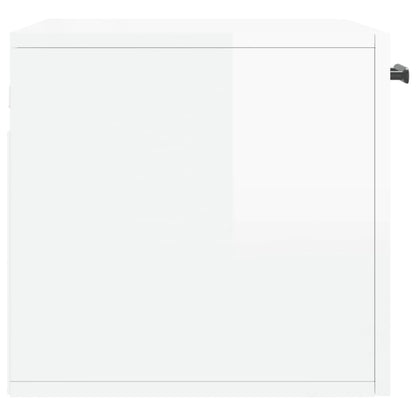 Wandschrank Hochglanz-Weiß 60x36,5x35 cm Holzwerkstoff - Pazzar.ch