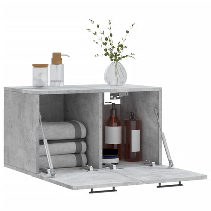 Wandschrank Betongrau 60x36,5x35 cm Holzwerkstoff - Pazzar.ch
