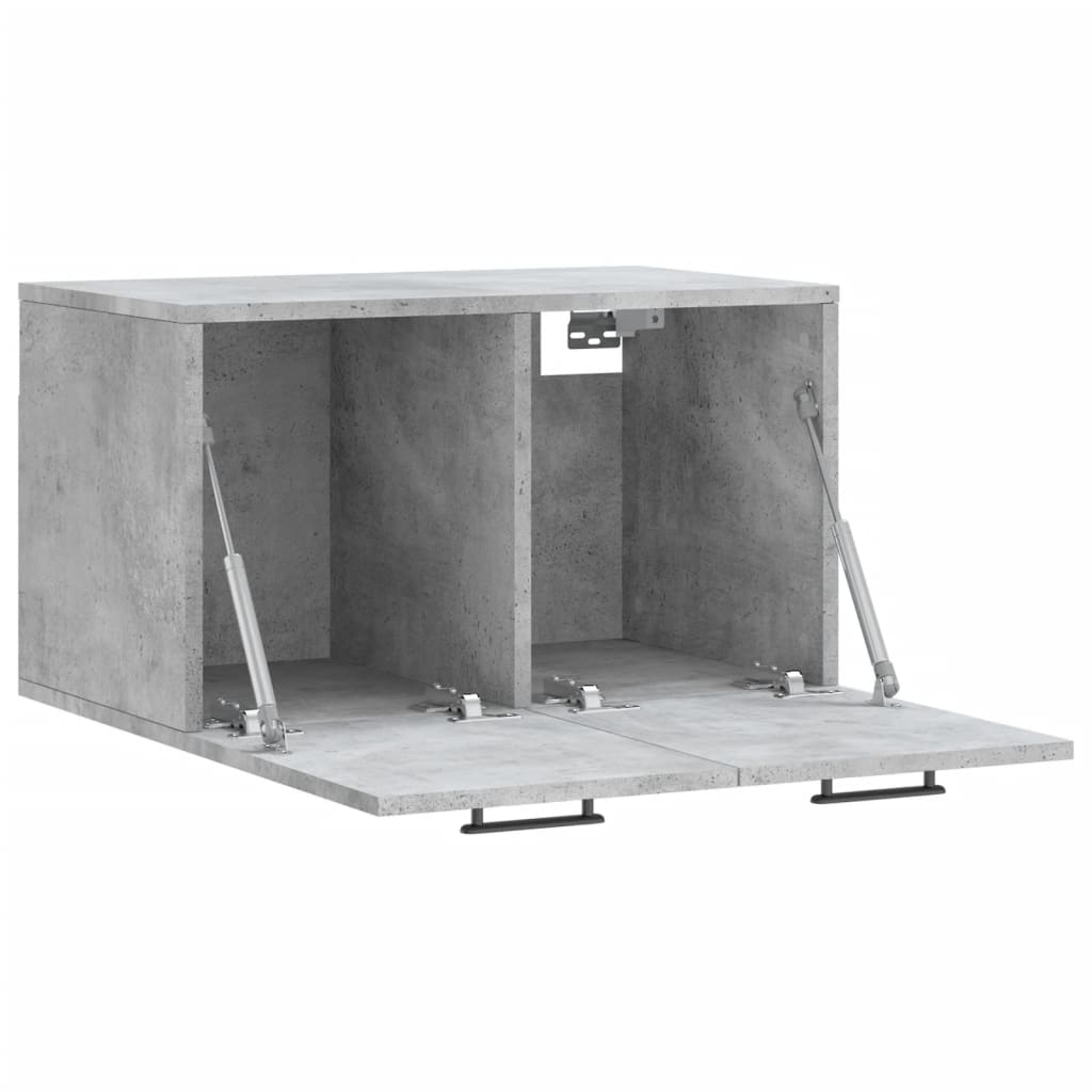 Wandschrank Betongrau 60x36,5x35 cm Holzwerkstoff - Pazzar.ch