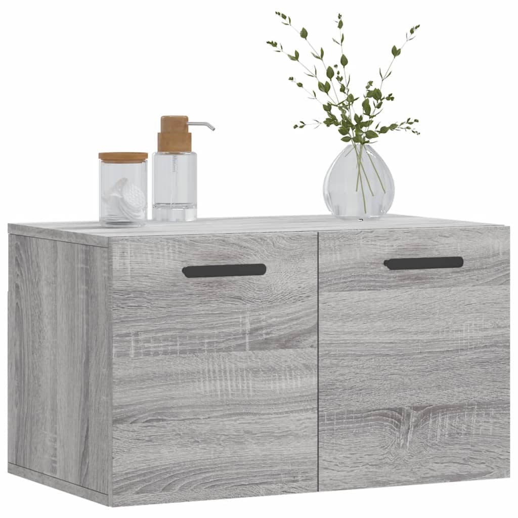 Wandschrank Grau Sonoma 60x36,5x35 cm Holzwerkstoff - Pazzar.ch