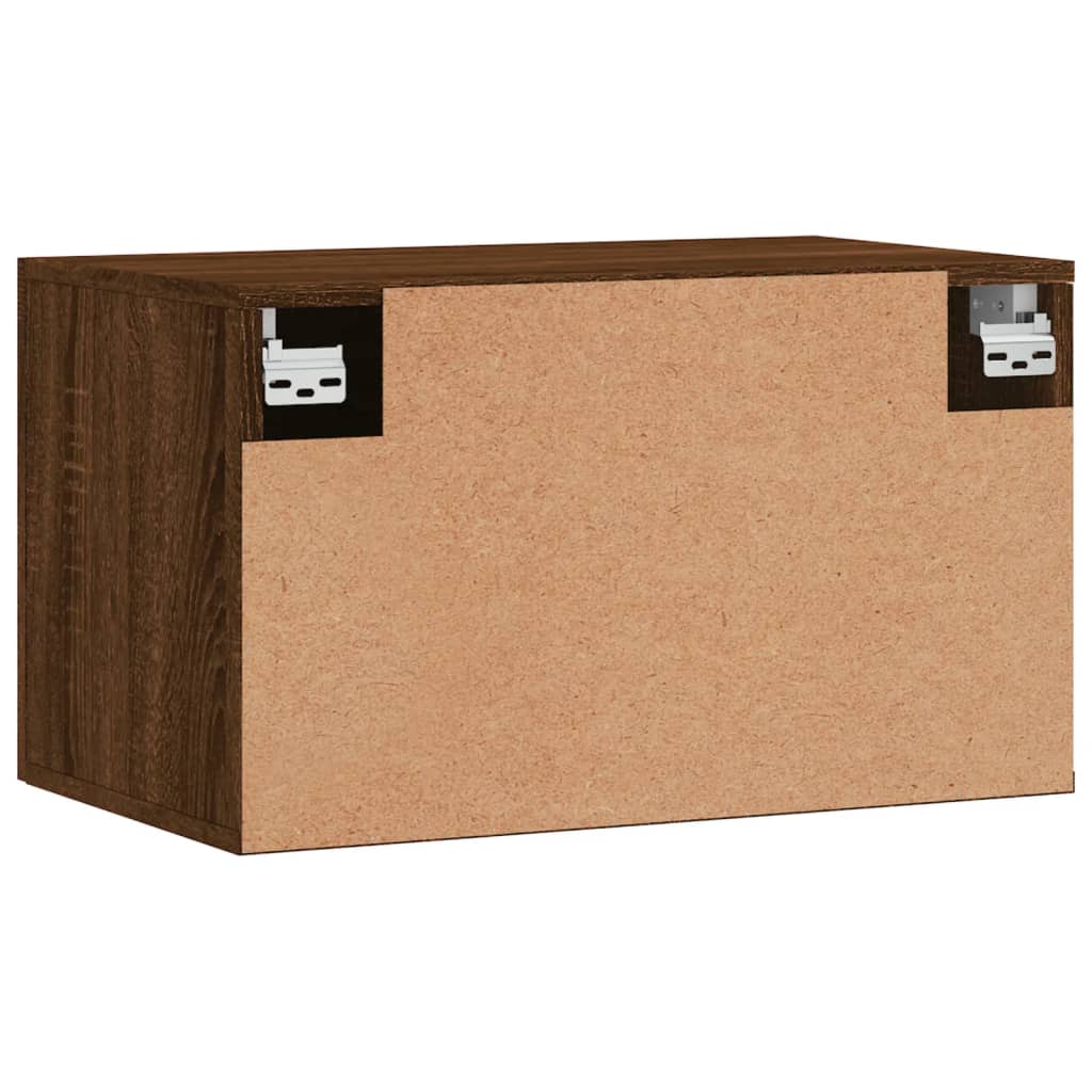 Wandschrank Braun Eichen-Optik 60x36,5x35cm Holzwerkstoff - Pazzar.ch