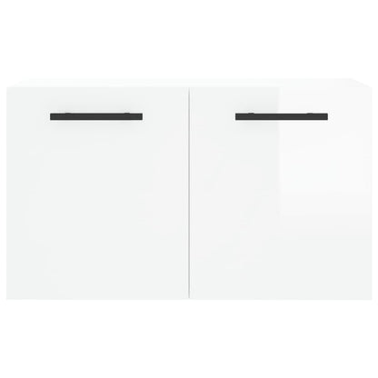 Wandschrank Hochglanz-Weiß 60x36,5x35 cm Holzwerkstoff - Pazzar.ch