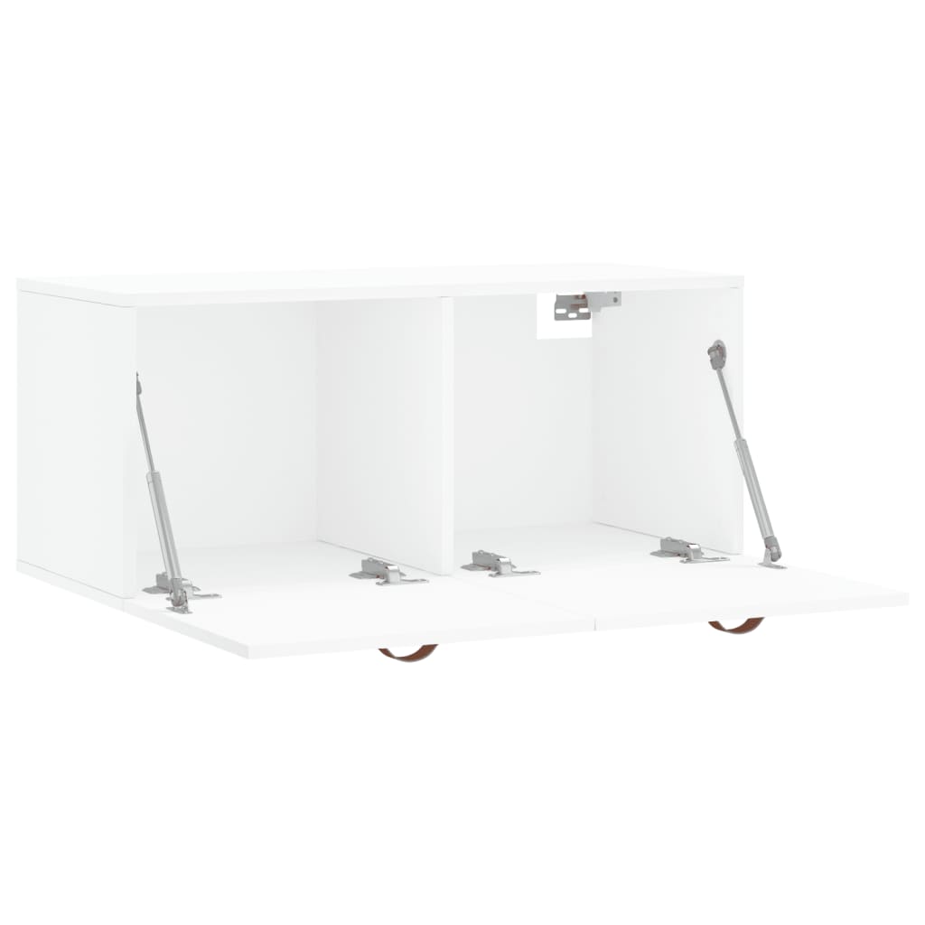 Wandschrank Weiß 80x36,5x35 cm Holzwerkstoff - Pazzar.ch