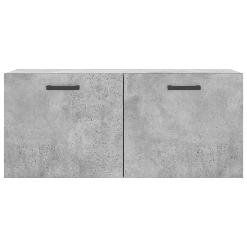 Wandschrank Betongrau 80x36,5x35 cm Holzwerkstoff - Pazzar.ch