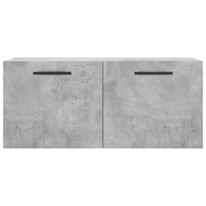 Wandschrank Betongrau 80x36,5x35 cm Holzwerkstoff - Pazzar.ch
