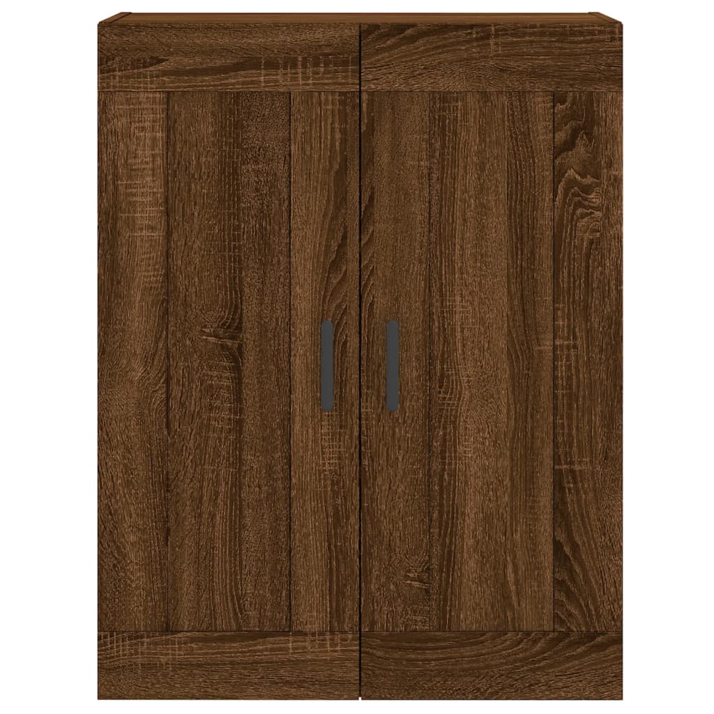 Wandschrank Braun Eichen-Optik 69,5x34x90 cm Holzwerkstoff - Pazzar.ch