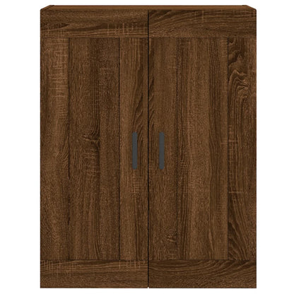 Wandschrank Braun Eichen-Optik 69,5x34x90 cm Holzwerkstoff - Pazzar.ch