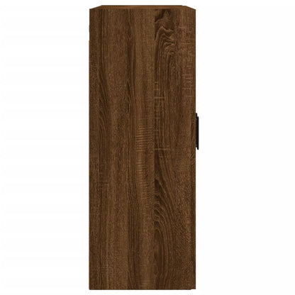 Wandschrank Braun Eichen-Optik 69,5x34x90 cm Holzwerkstoff - Pazzar.ch