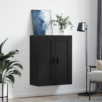 Wandschrank Schwarz 69,5x34x90 cm Holzwerkstoff - Pazzar.ch