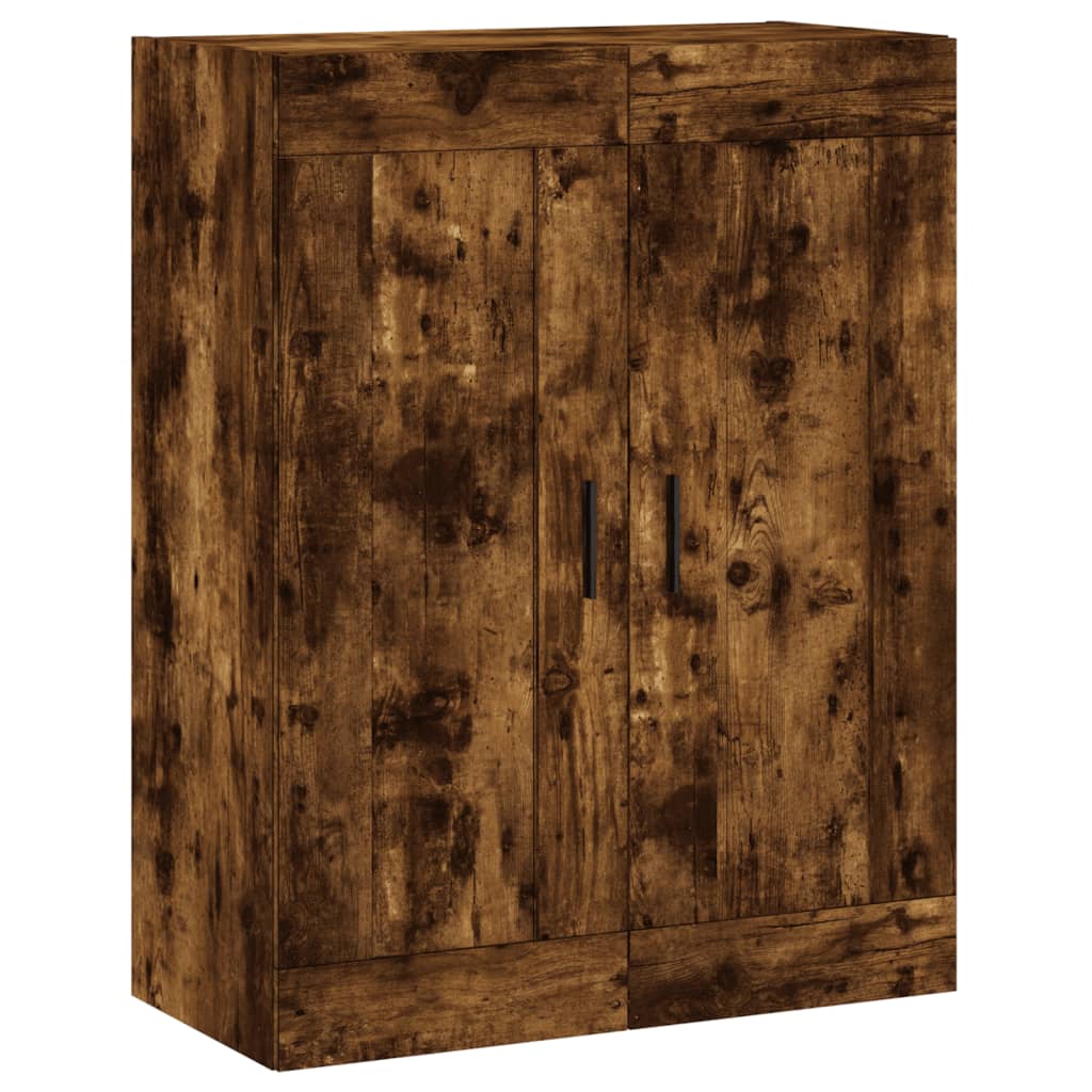 Wandschrank Räuchereiche 69,5x34x90 cm Holzwerkstoff - Pazzar.ch