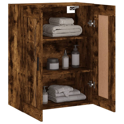 Wandschrank Räuchereiche 69,5x34x90 cm Holzwerkstoff - Pazzar.ch