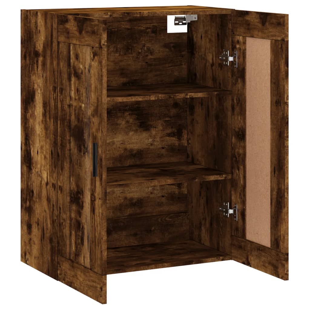 Wandschrank Räuchereiche 69,5x34x90 cm Holzwerkstoff - Pazzar.ch