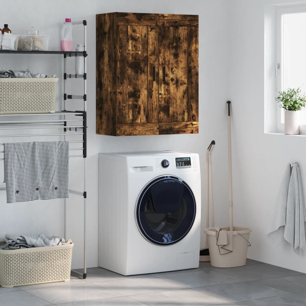 Wandschrank Räuchereiche 69,5x34x90 cm Holzwerkstoff - Pazzar.ch