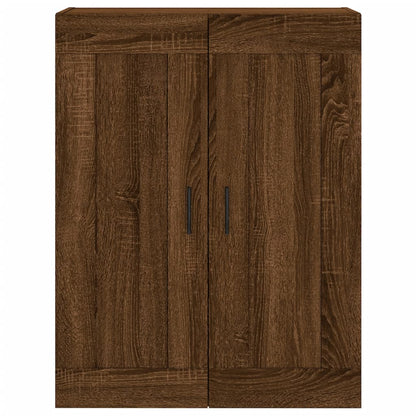 Wandschrank Braun Eichen-Optik 69,5x34x90 cm Holzwerkstoff - Pazzar.ch