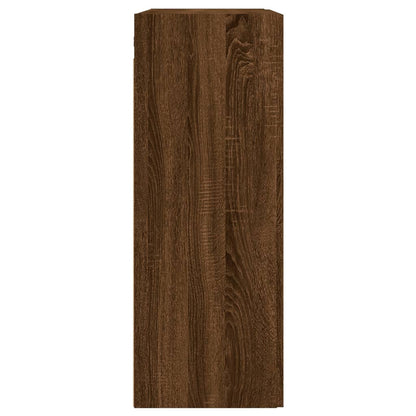Wandschrank Braun Eichen-Optik 69,5x34x90 cm Holzwerkstoff - Pazzar.ch