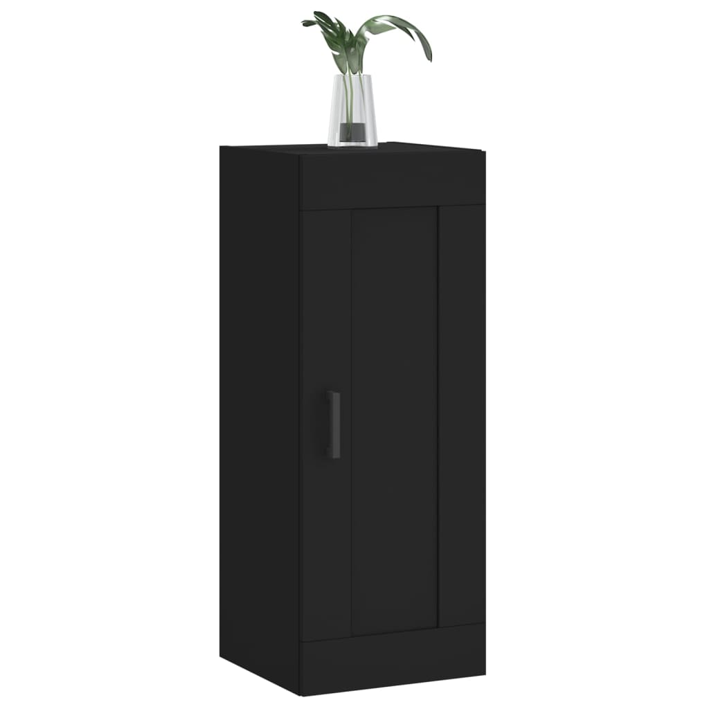 Wandschrank Schwarz 34,5x34x90 cm Holzwerkstoff - Pazzar.ch