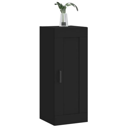 Wandschrank Schwarz 34,5x34x90 cm Holzwerkstoff - Pazzar.ch