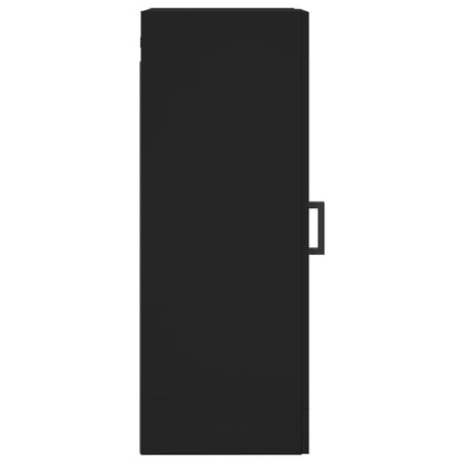 Wandschrank Schwarz 34,5x34x90 cm Holzwerkstoff - Pazzar.ch