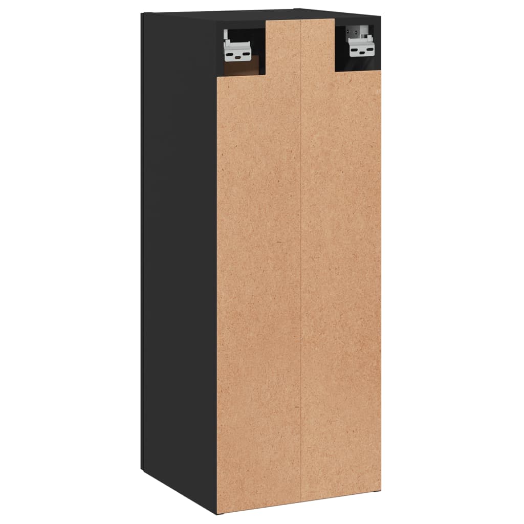 Wandschrank Schwarz 34,5x34x90 cm Holzwerkstoff - Pazzar.ch