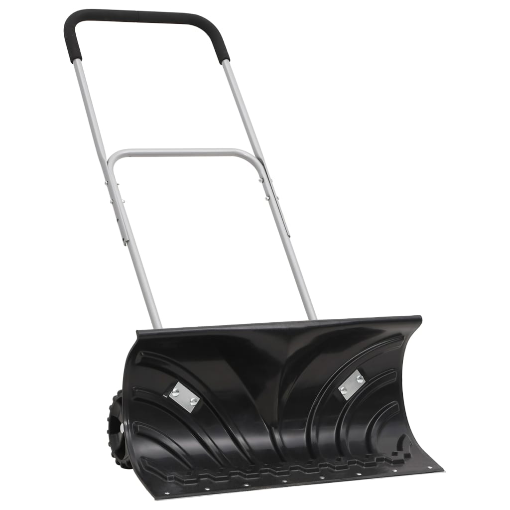 Schneeschaufel mit Verlängerbarem Griff Schwarz 66 cm Stahl - Pazzar.ch
