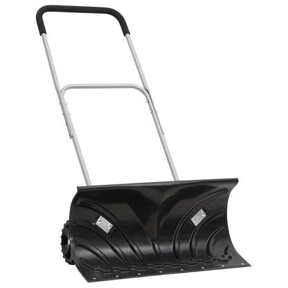 Schneeschaufel mit Verlängerbarem Griff Schwarz 66 cm Stahl - Pazzar.ch