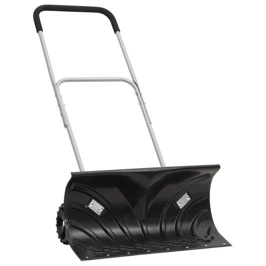 Schneeschaufel mit Verlängerbarem Griff Schwarz 66 cm Stahl - Pazzar.ch