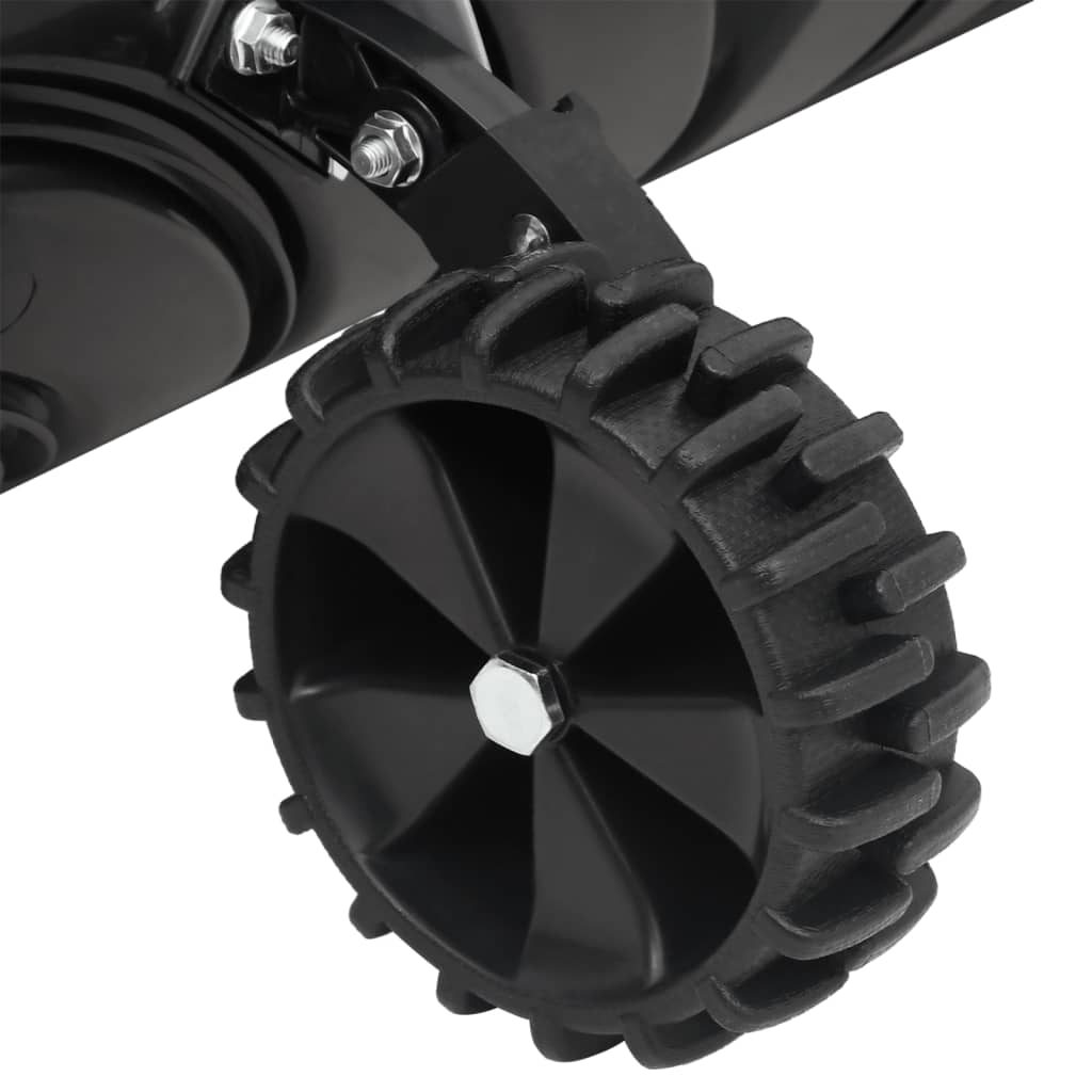 Schneeschaufel mit Verlängerbarem Griff Schwarz 66 cm Stahl - Pazzar.ch