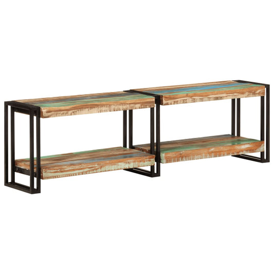 TV-Schrank 140x30x40 cm Massives Altholz - Pazzar.ch