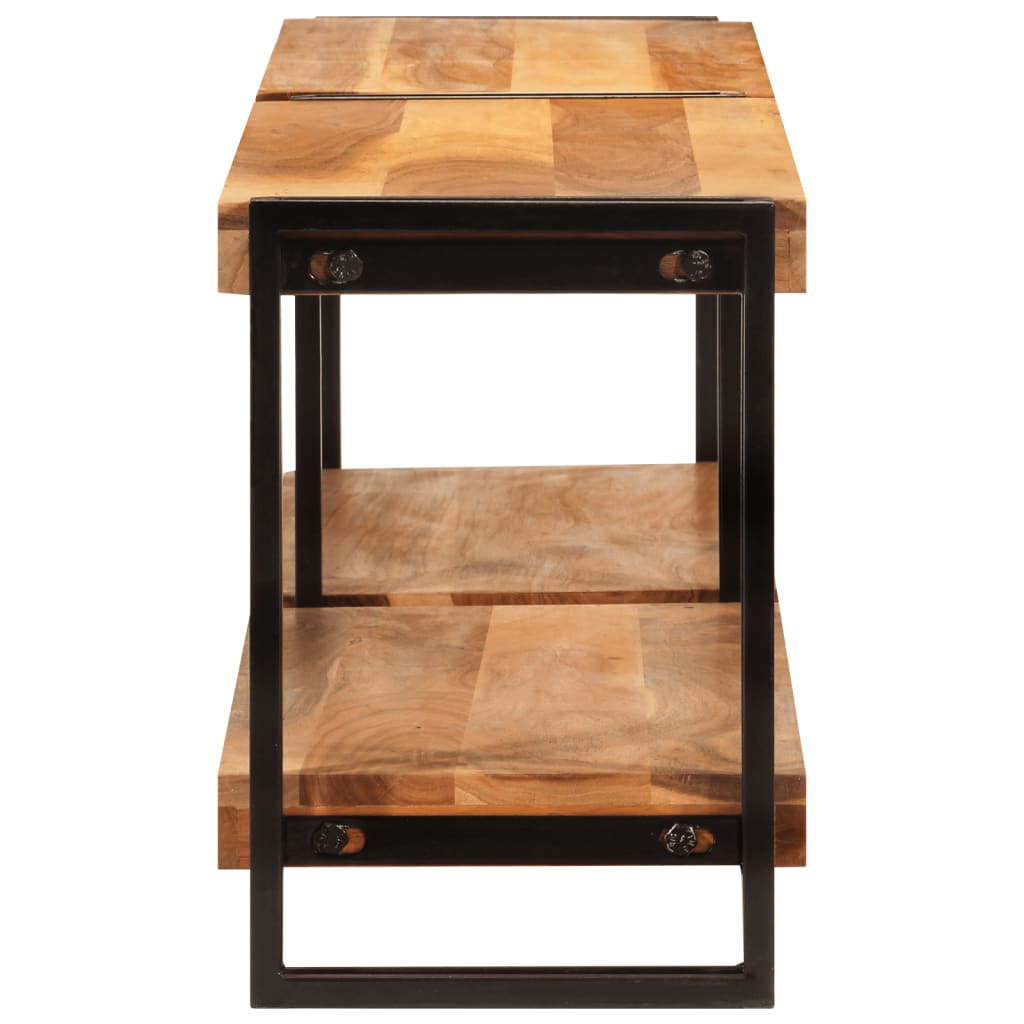 TV-Schrank 160x30x40 cm Massivholz Akazie - Pazzar.ch