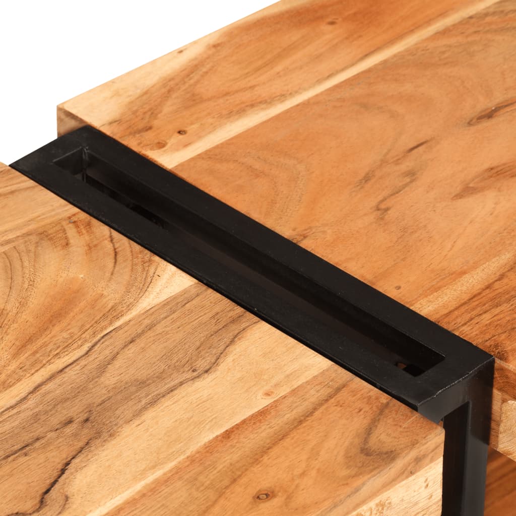 TV-Schrank 160x30x40 cm Massivholz Akazie - Pazzar.ch