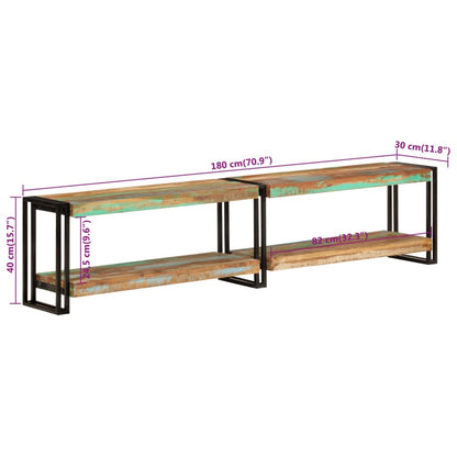 TV-Schrank 180x30x40 cm Massives Altholz - Pazzar.ch