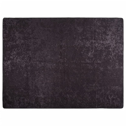 Teppich Waschbar Anthrazit 400x300 cm Rutschfest - Pazzar.ch
