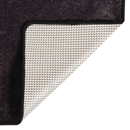 Teppich Waschbar Anthrazit 400x300 cm Rutschfest - Pazzar.ch